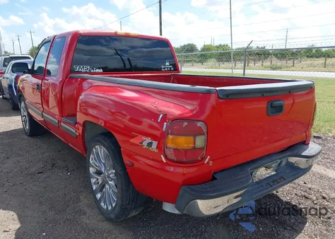 2000 Chevrolet Silverado 1500 Ls из США, поврежденный, VIN 2GCEC19T2Y1152166